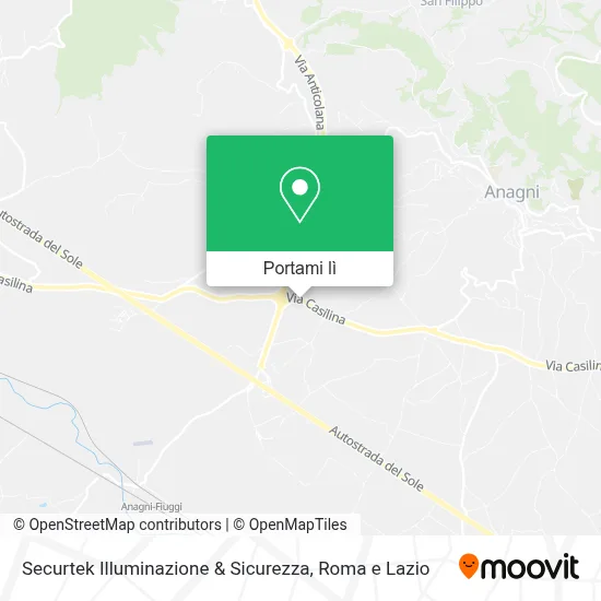 Mappa Securtek Illuminazione & Sicurezza