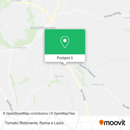 Mappa Tomato Ristorante