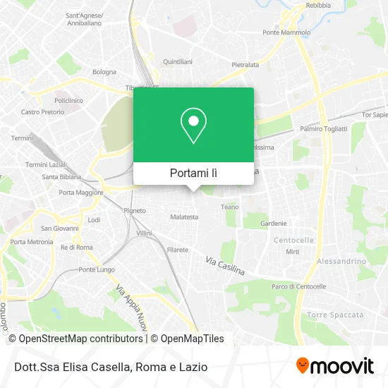 Mappa Dott.Ssa Elisa Casella
