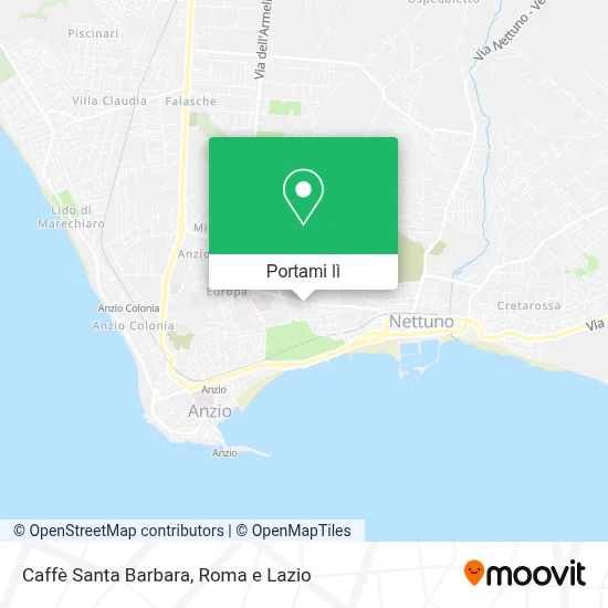 Mappa Caffè Santa Barbara