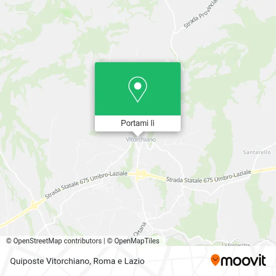 Mappa Quiposte Vitorchiano