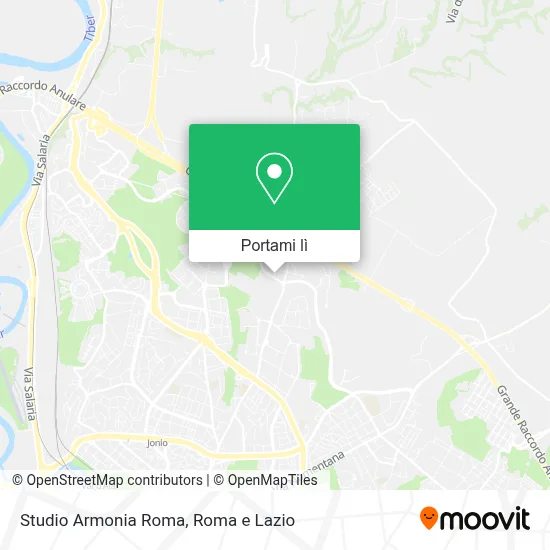 Mappa Studio Armonia Roma