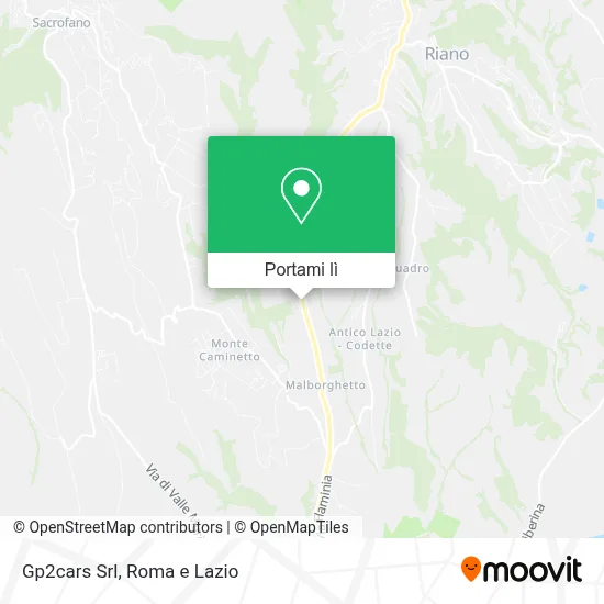 Mappa Gp2cars Srl
