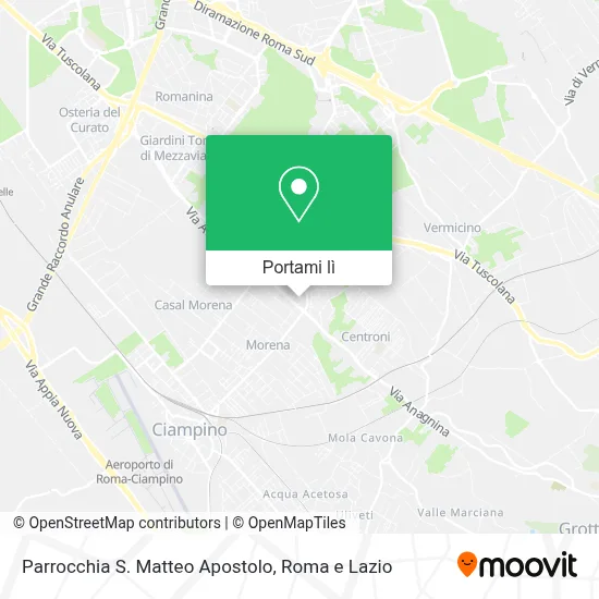 Mappa Parrocchia S. Matteo Apostolo