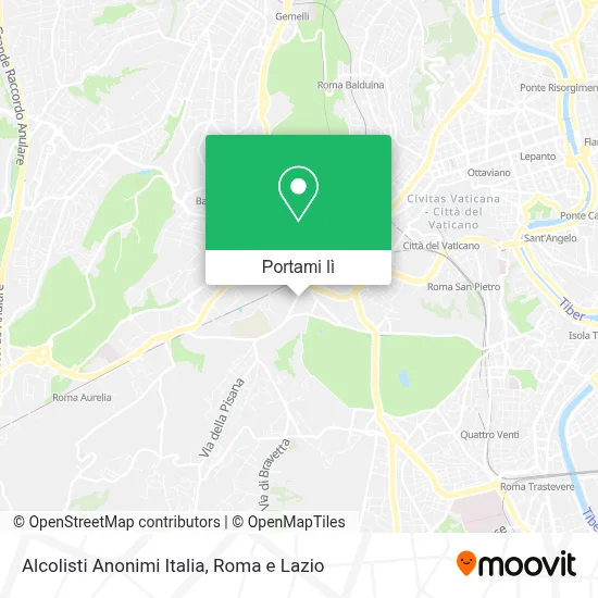 Mappa Alcolisti Anonimi Italia
