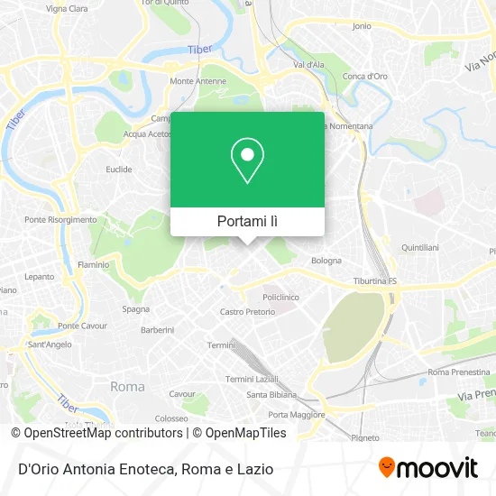Mappa D'Orio Antonia Enoteca