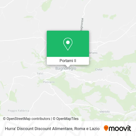 Mappa Hurra' Discount Discount Alimentare