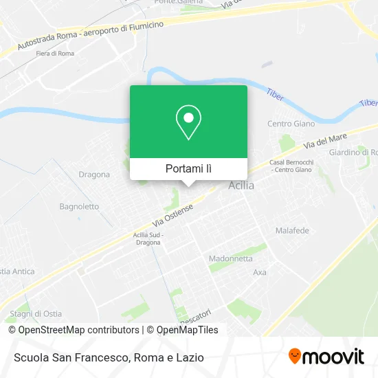 Mappa Scuola San Francesco