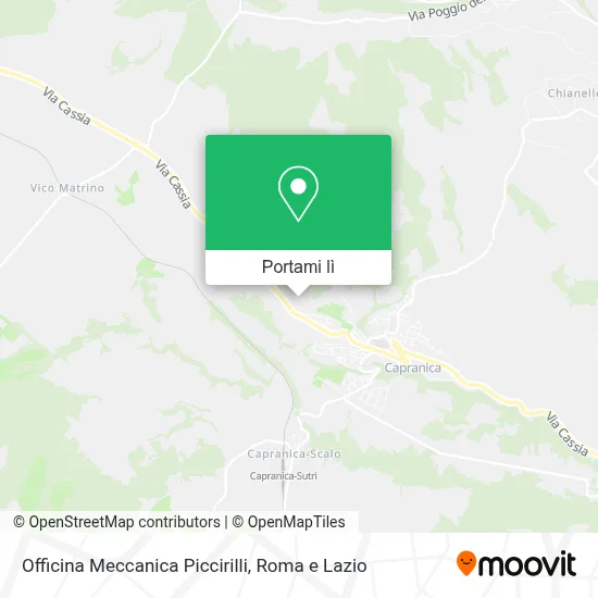 Mappa Officina Meccanica Piccirilli
