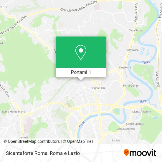 Mappa Sicantaforte Roma