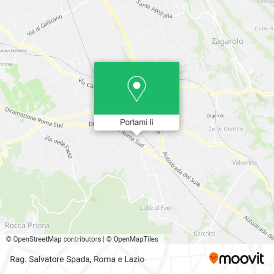 Mappa Rag. Salvatore Spada