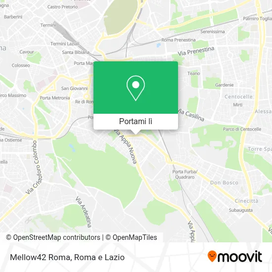 Mappa Mellow42 Roma