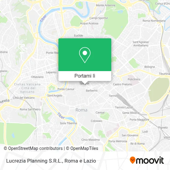 Mappa Lucrezia Planning S.R.L.