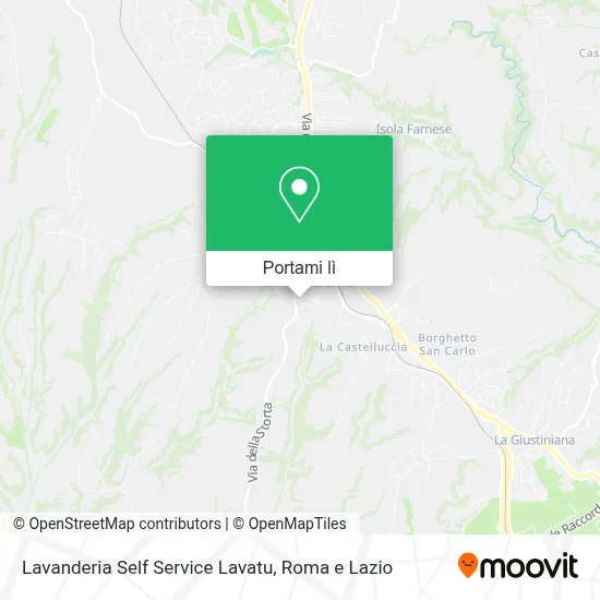 Mappa Lavanderia Self Service Lavatu