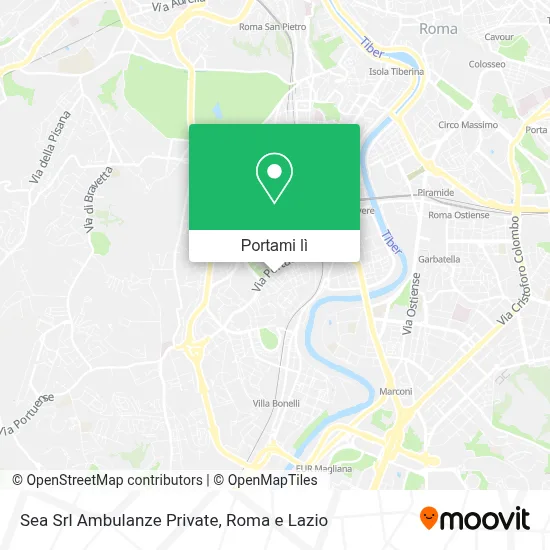 Mappa Sea Srl Ambulanze Private