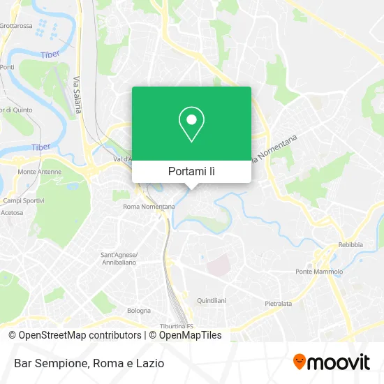 Mappa Bar Sempione