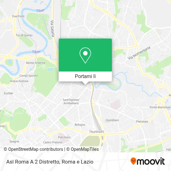 Mappa Asl Roma A 2 Distretto