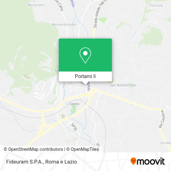 Mappa Fideuram S.P.A.