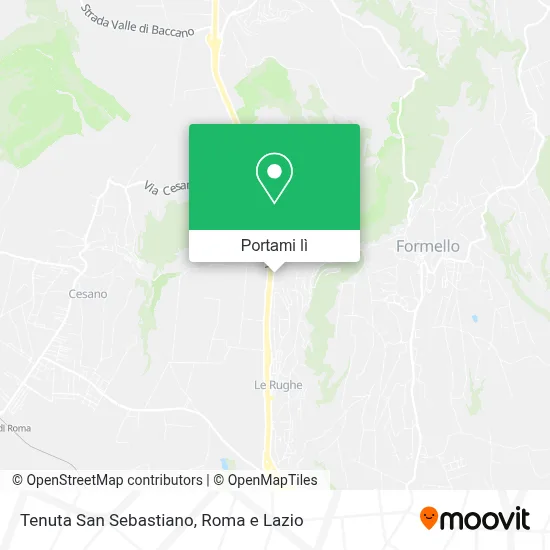 Mappa Tenuta San Sebastiano