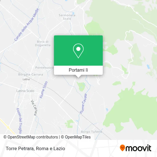 Mappa Torre Petrara