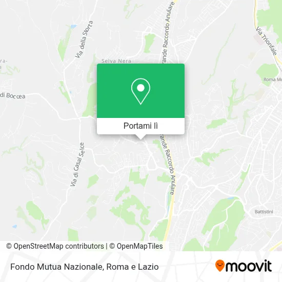 Mappa Fondo Mutua Nazionale