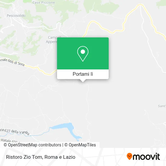 Mappa Ristoro Zio Tom