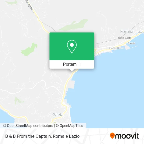 Mappa B & B From the Captain
