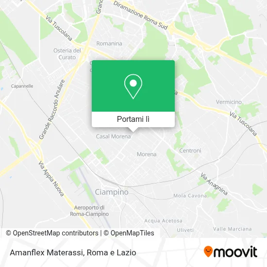 Mappa Amanflex Materassi