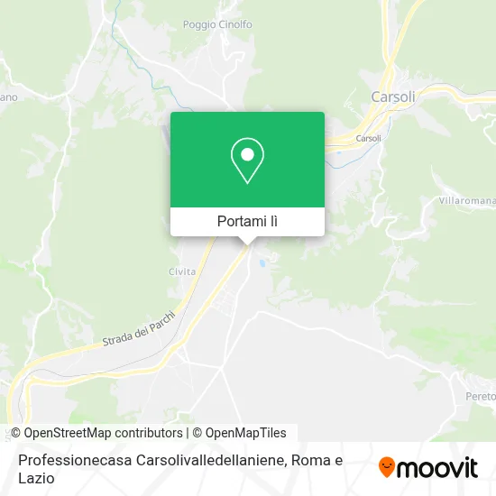 Mappa Professionecasa Carsolivalledellaniene
