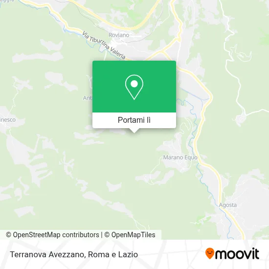 Mappa Terranova Avezzano
