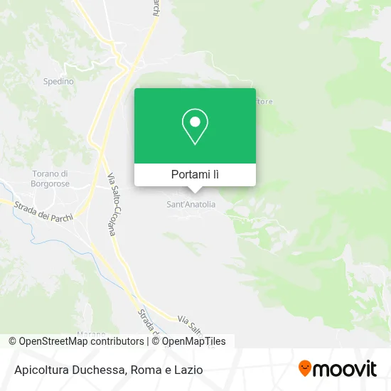 Mappa Apicoltura Duchessa