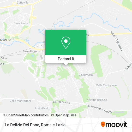 Mappa Le Delizie Del Pane
