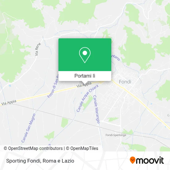 Mappa Sporting Fondi