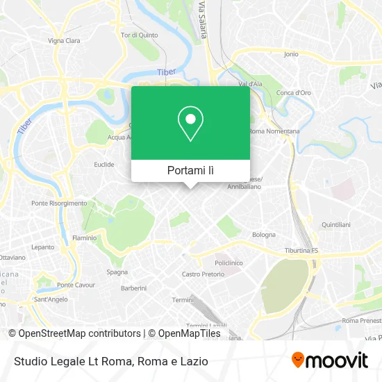 Mappa Studio Legale Lt Roma