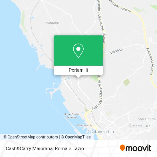 Mappa Cash&Carry Maiorana