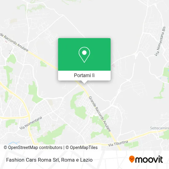 Mappa Fashion Cars Roma Srl