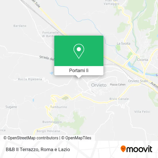 Mappa B&B Il Terrazzo