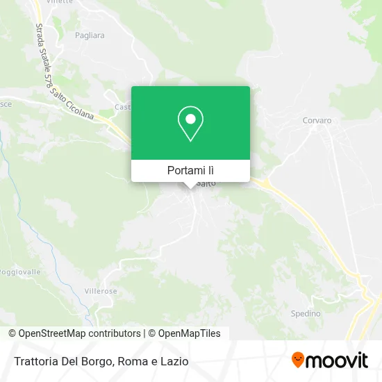 Mappa Trattoria Del Borgo