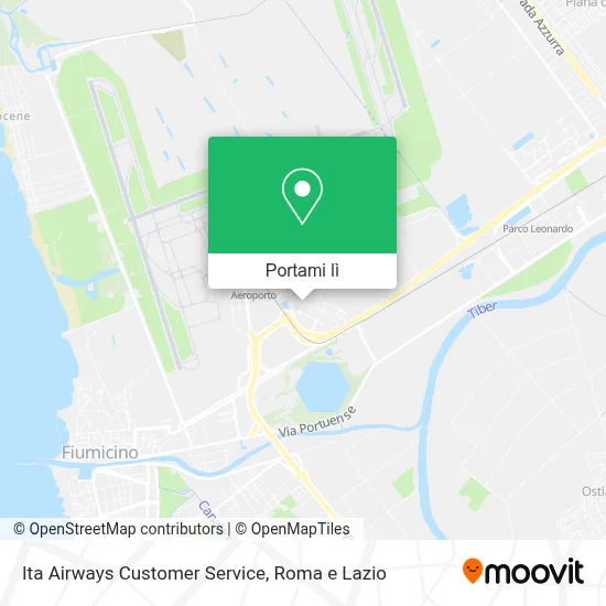 Mappa Ita Airways Customer Service