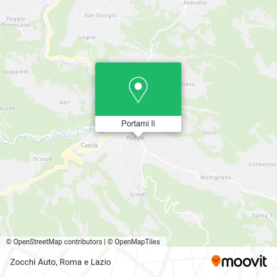 Mappa Zocchi Auto