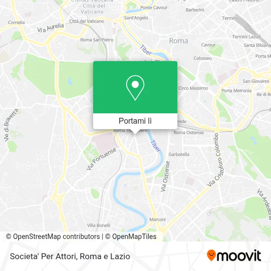 Mappa Societa' Per Attori