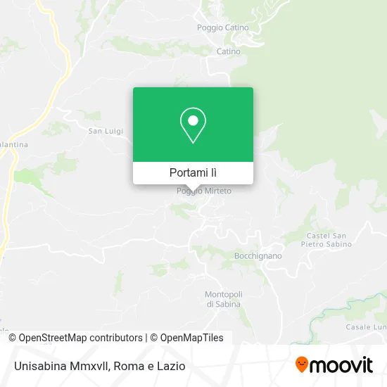 Mappa Unisabina Mmxvll