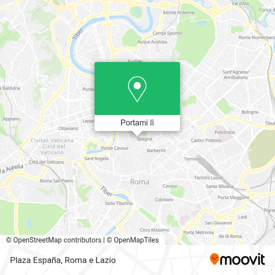 Mappa Plaza España