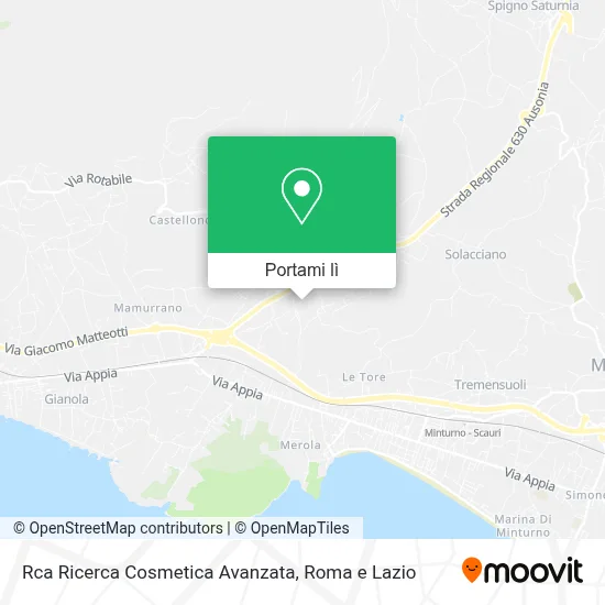 Mappa Rca Ricerca Cosmetica Avanzata