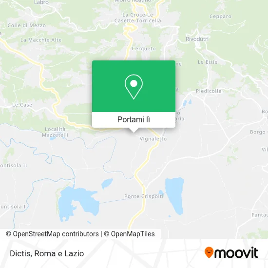 Mappa Dictis