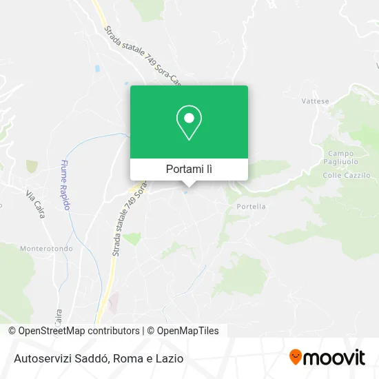 Mappa Autoservizi Saddó