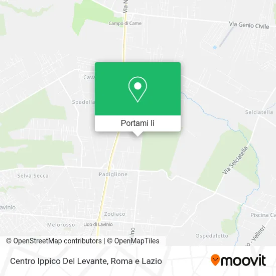 Mappa Centro Ippico Del Levante