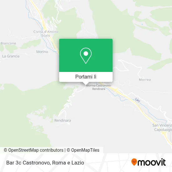 Mappa Bar 3c Castronovo