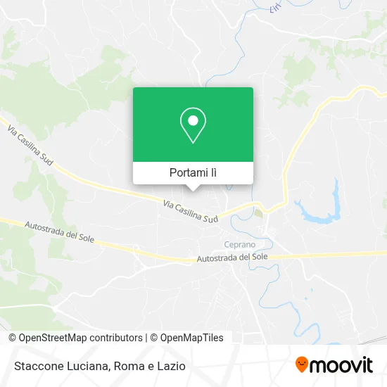 Mappa Staccone Luciana