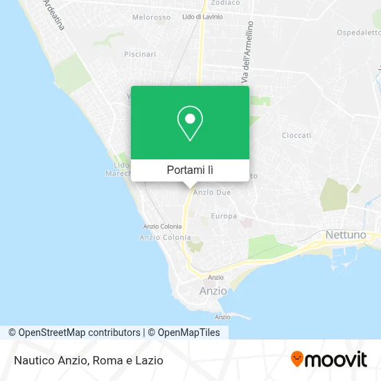 Mappa Nautico Anzio